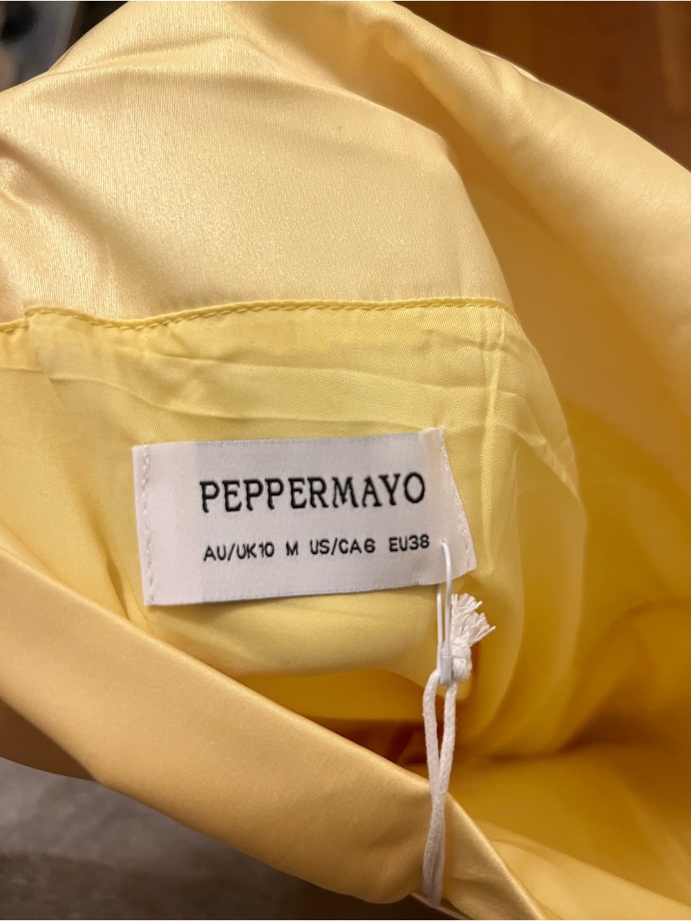 Peppermayo Yellow/Orange/Pink Halter Maxi Dress - Picture 5 of 7